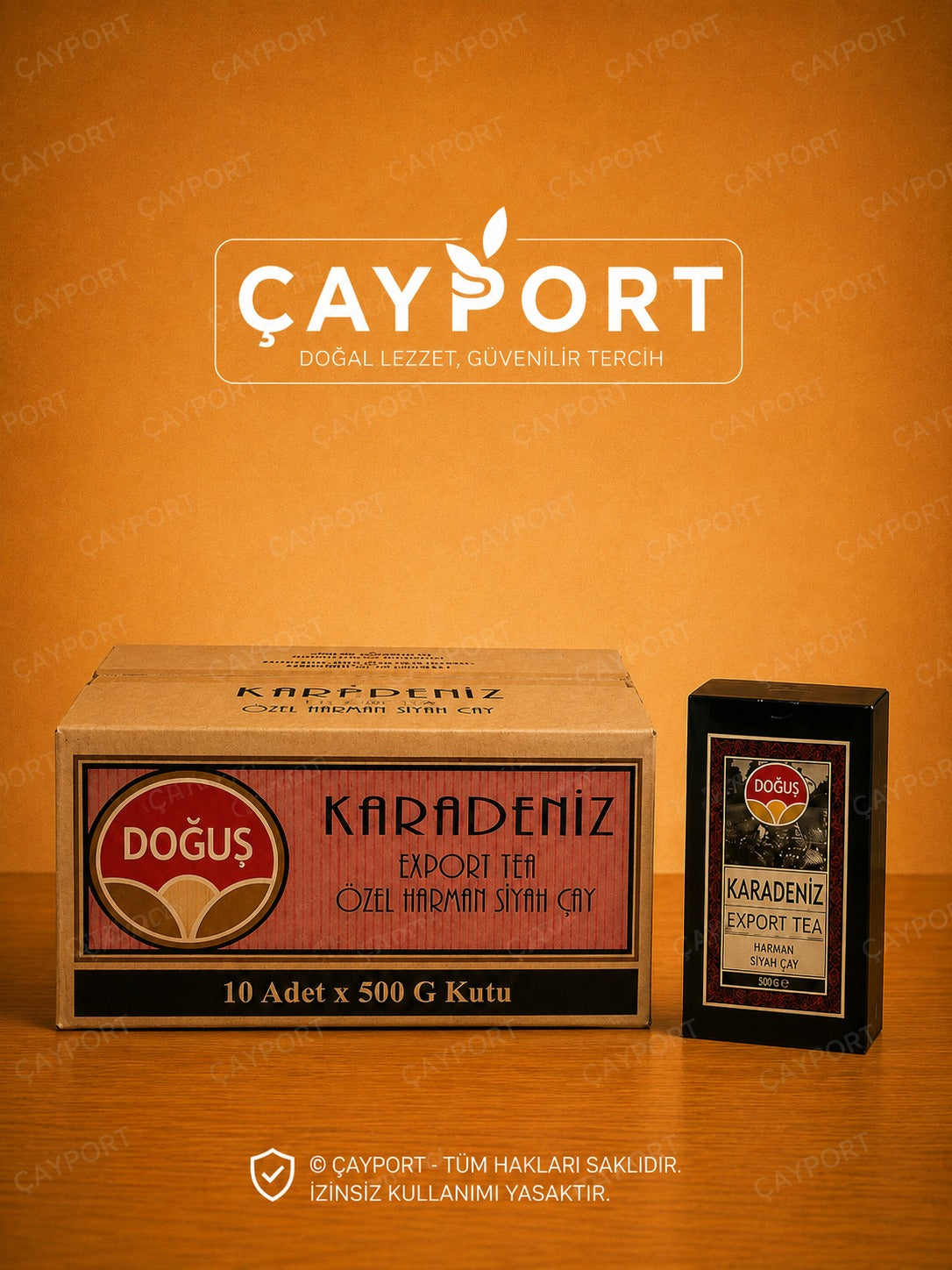 Doğuş Karadeniz Export Kutu Siyah Çay 500 Gr (10'lu Koli)