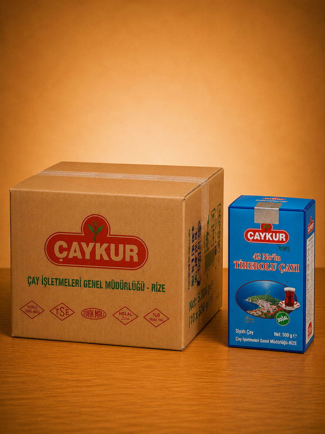 ÇAYKUR Tirebolu 42 Siyah Çay 500 Gr x 15 Adet Koli (7,5 Kg)
