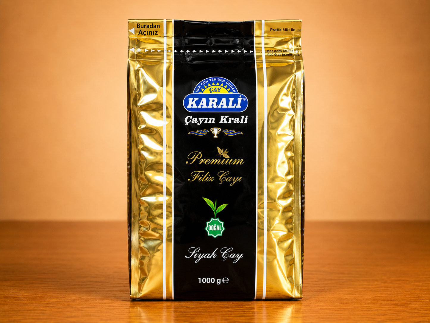 Karali Premium Filiz Çayı 1000 Gr Dökme Siyah Çay