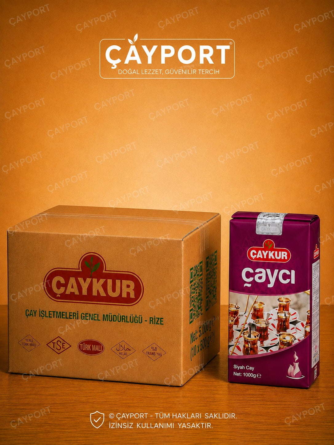 ÇAYKUR Çaycı Siyah Çay 1 Kg (10'lu Koli)