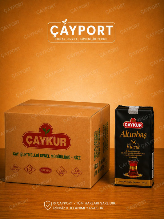 ÇAYKUR Altınbaş Siyah Çay 500 Gr 15'li Koli (7,5 Kg)