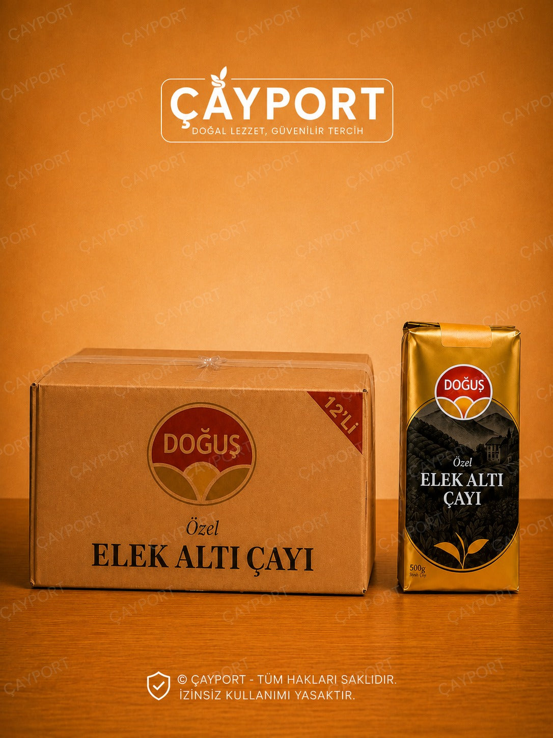 Doğuş Özel Elek Altı Siyah Çay 500 Gr (12'li Koli)