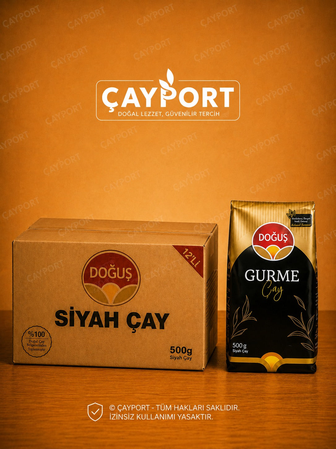 Doğuş Gurme Siyah Çay 500 Gr (12'li Koli)