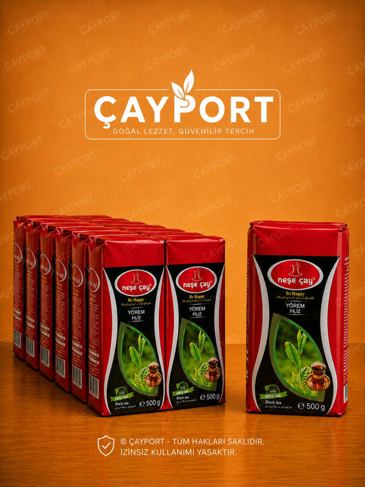 Neşe Çay Yörem Filiz Siyah Çay 500 Gr (10'lu Koli)
