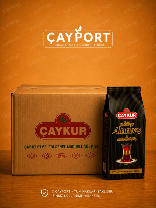 Çaykur Altınbaş Siyah Çay 6 x 2000 Gr Koli (12 Kg)