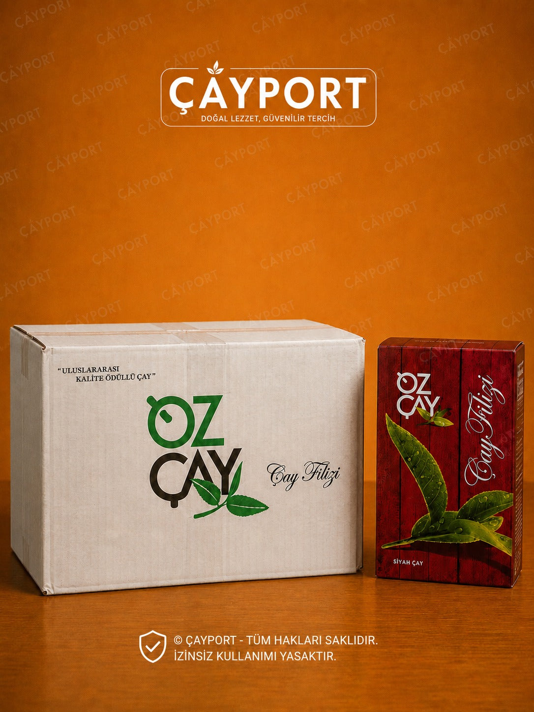 Öz Çay Çay Filizi Siyah Çay 500 Gr (12'li Koli)