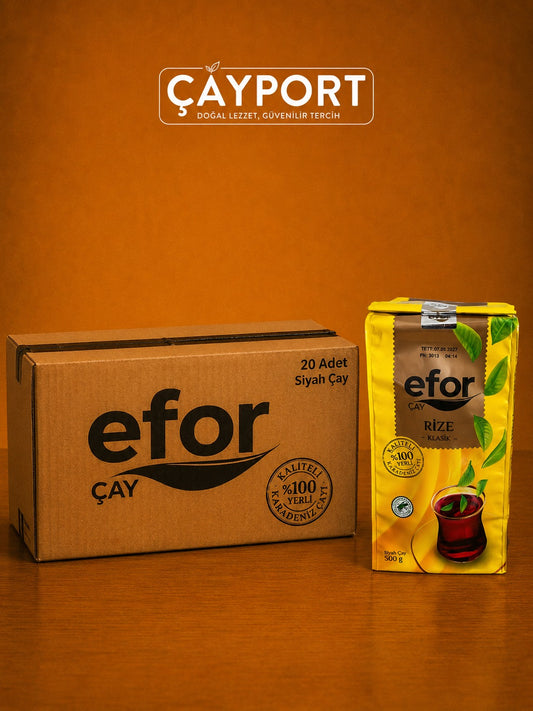 Efor Rize Klasik Siyah Çay 500 gr x 20 Adet (10 kg)